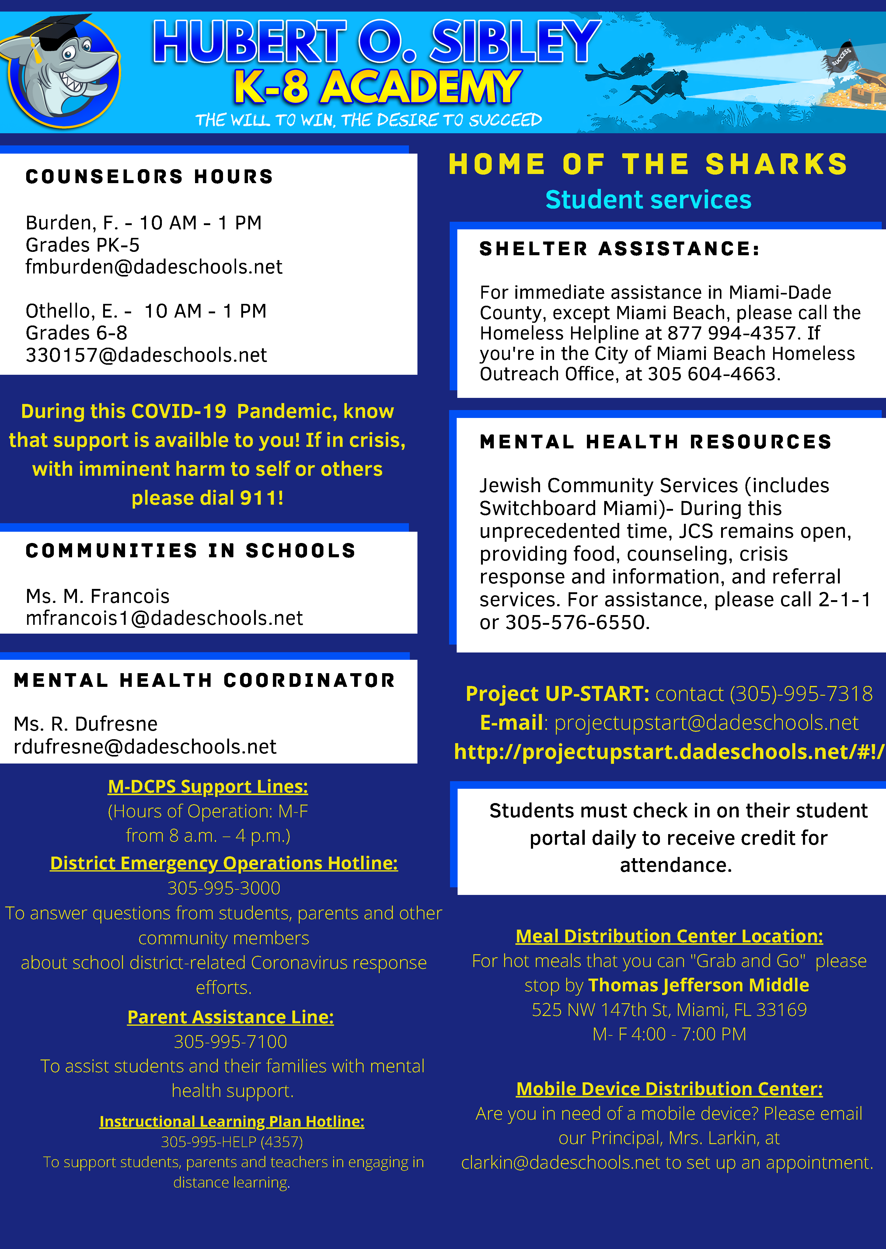 Students Services Flyer